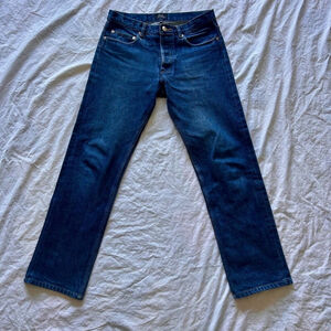 A.P.C. New Standard Men's Jeans Size 29 Classic Indigo Raw Denim